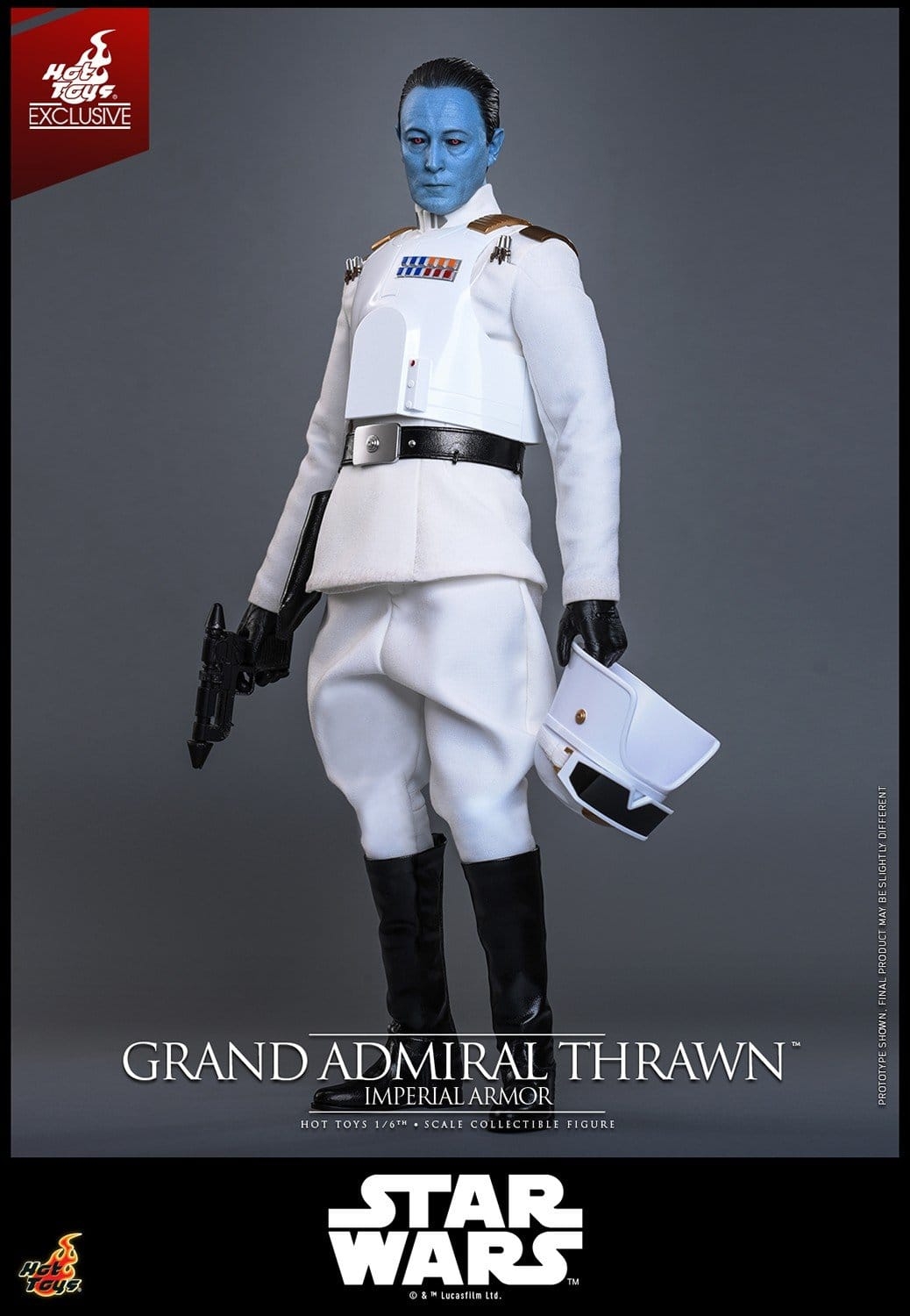 Grand Admiral Thrawn (Imperial Armor) von Hot Toys - TMS169 - Star Wars: Rebels 1/6 Maßstab Actionfigur
