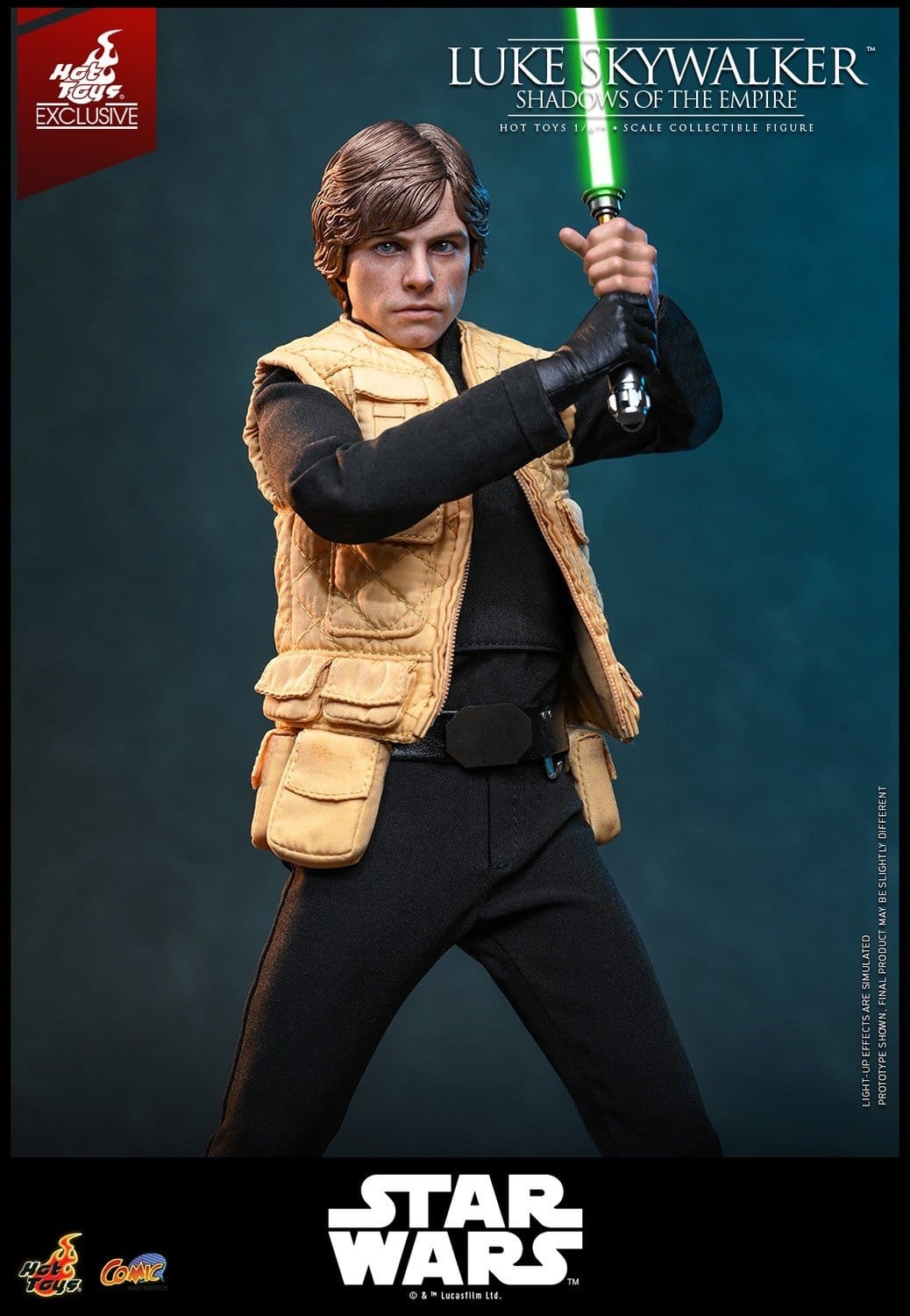 Luke Skywalker van Hot Toys - CMS035 - Star Wars : Shadows Of The Empire 1/6 schaal actiefiguur