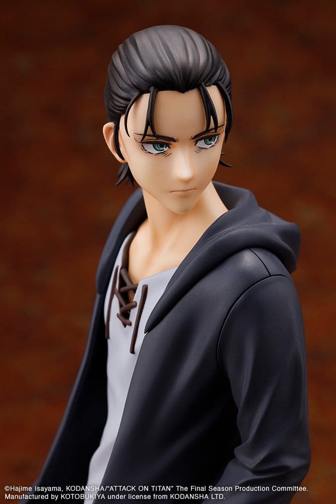 Eren Yeager Oshi Works de Kotobukiya - figura Attack on Titan de 23 cm