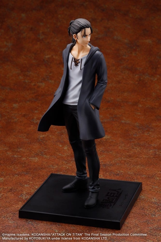 Eren Yeager Oshi Works par Kotobukiya - figurine L'Attaque des Titans de 23 cm