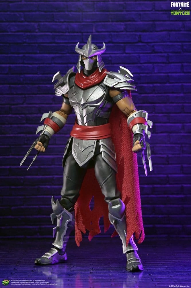 Shredder von Neca - Fortnite X Teenage Mutant Ninja Turtles 18 cm Actionfigur