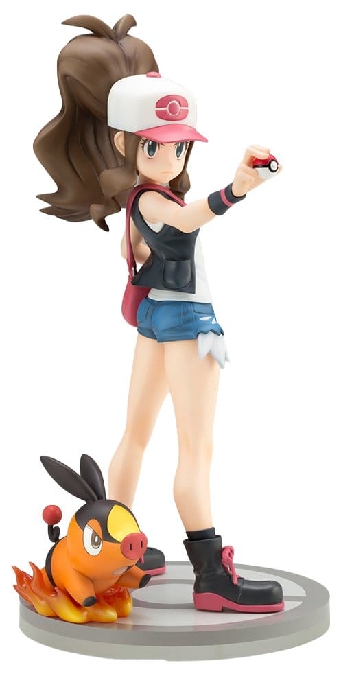 Hilda (with Tepig) ARTFXJ par Kotobukiya - figurine 1/8 Pokemon de 21 cm