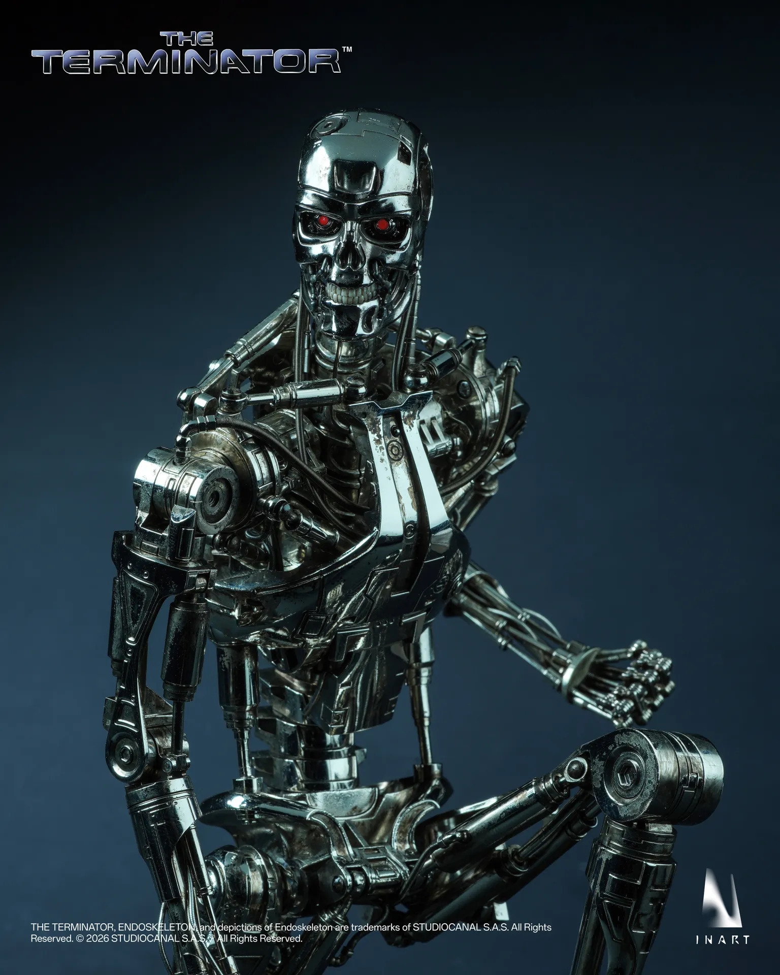 T-800 Endoskeleton de Inart - figura de acción The Terminator a escala 1/6