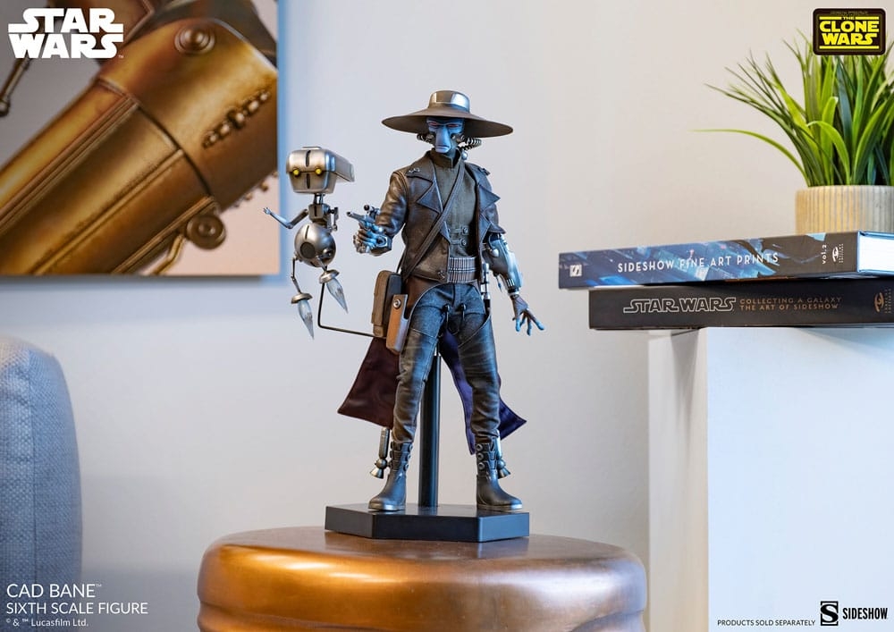 Cad Bane Sixth Scale de Sideshow Collectibles - figura de acción Star Wars: Clone Wars a escala 1/6
