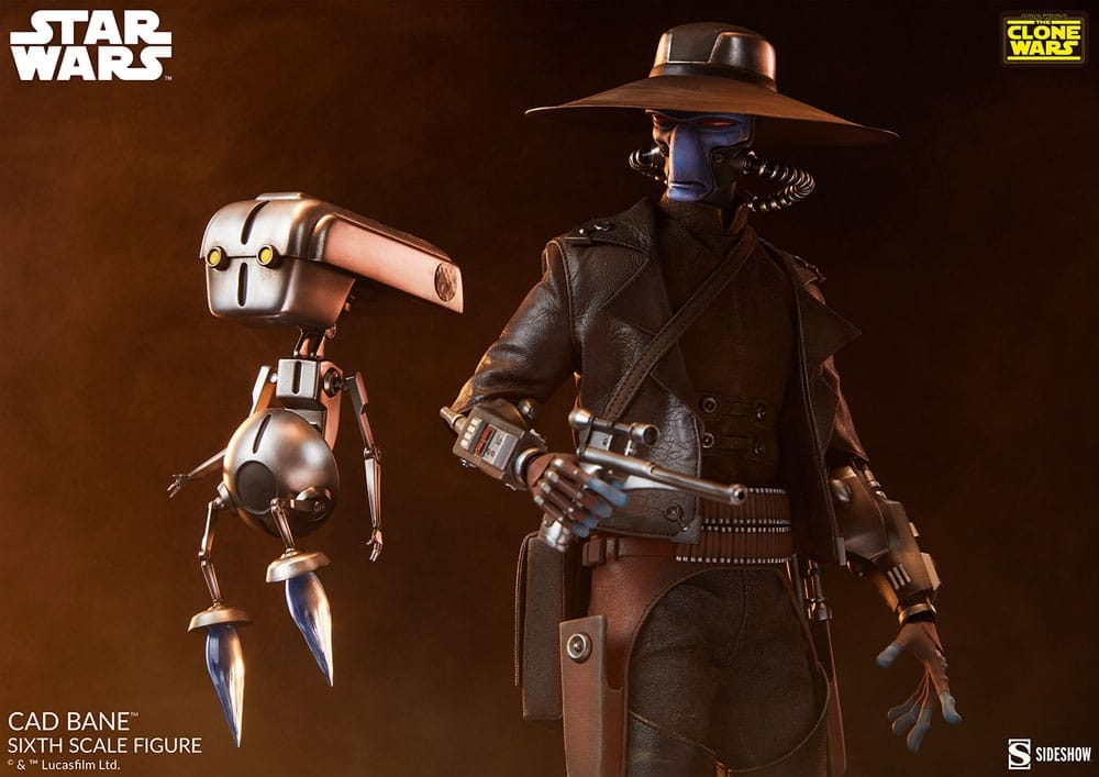 Cad Bane Sixth Scale de Sideshow Collectibles - figura de acción Star Wars: Clone Wars a escala 1/6