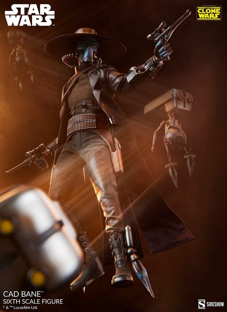 Cad Bane Sixth Scale par Sideshow Collectibles - figurine 1/6 Star Wars: Clone Wars de 32 cm