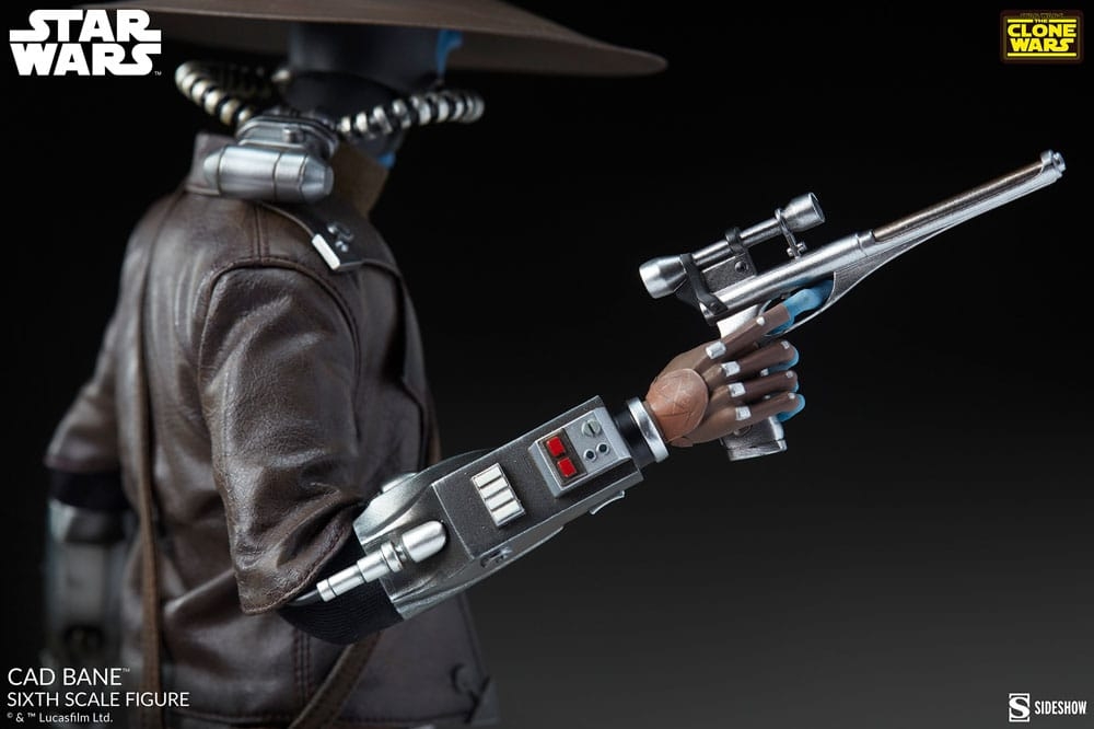 Cad Bane Sixth Scale de Sideshow Collectibles - figura de acción Star Wars: Clone Wars a escala 1/6