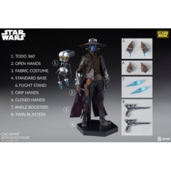 Cad Bane Sixth Scale by Sideshow Collectibles - Star Wars: Clone Wars 1/6 scale action figure
