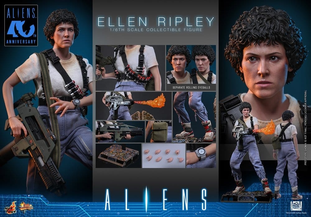 Ellen Ripley von Hot Toys Collector version - MMS894 - Aliens 1/6 Maßstab Actionfigur
