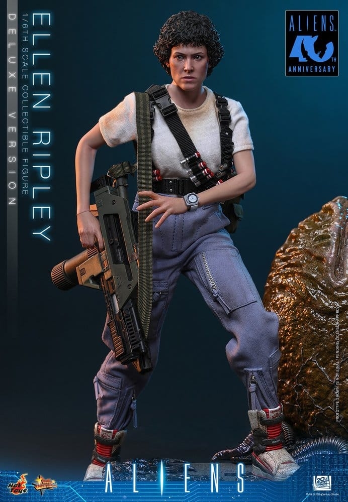 Ellen Ripley de Hot Toys Deluxe version - MMS895 - figura de acción Aliens a escala 1/6