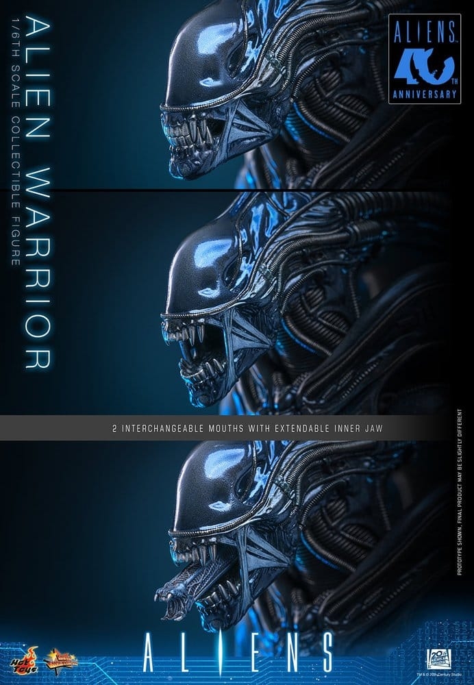 Alien Warrior van Hot Toys Collector version - MMS898 - Aliens 1/6 schaal actiefiguur