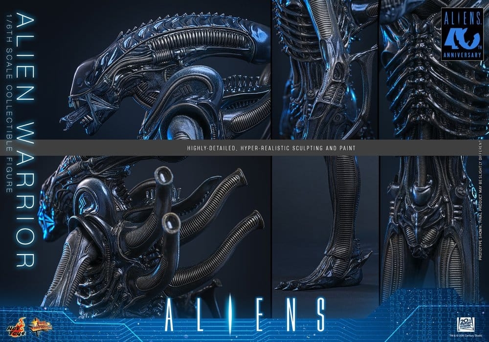 Alien Warrior van Hot Toys Collector version - MMS898 - Aliens 1/6 schaal actiefiguur
