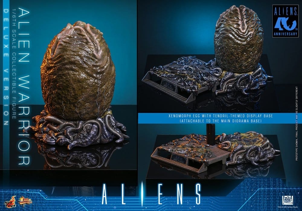 Alien Warrior van Hot Toys Deluxe version - MMS899 - Aliens 1/6 schaal actiefiguur