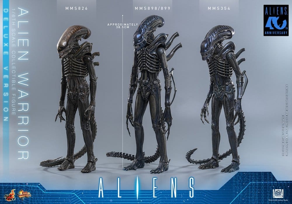 Alien Warrior di Hot Toys Deluxe version - MMS899 - action figure Aliens in scala 1/6