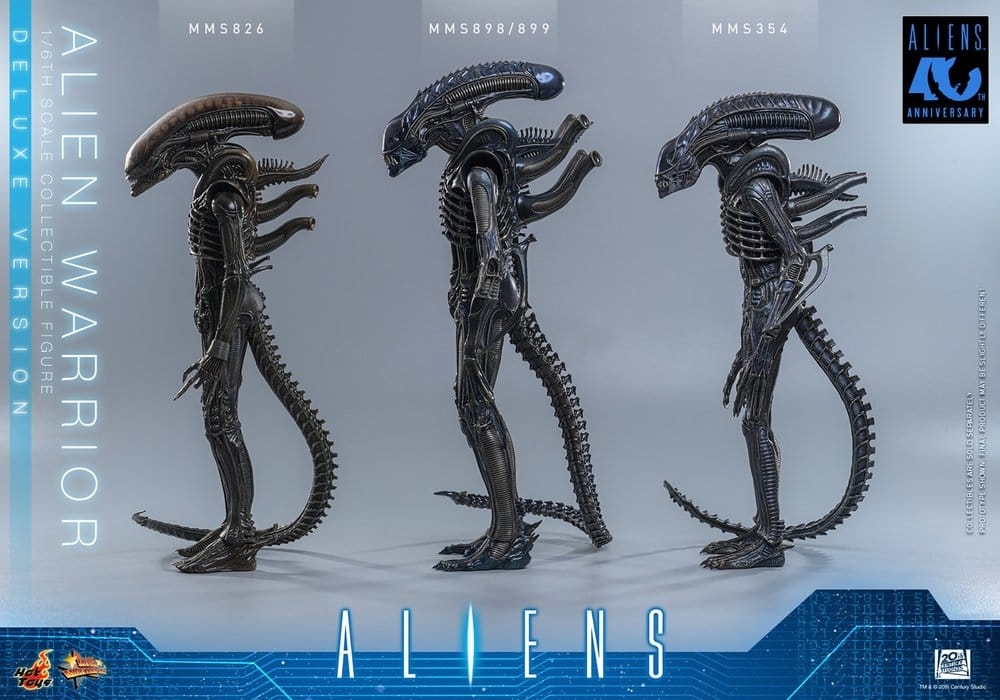 Alien Warrior di Hot Toys Deluxe version - MMS899 - action figure Aliens in scala 1/6
