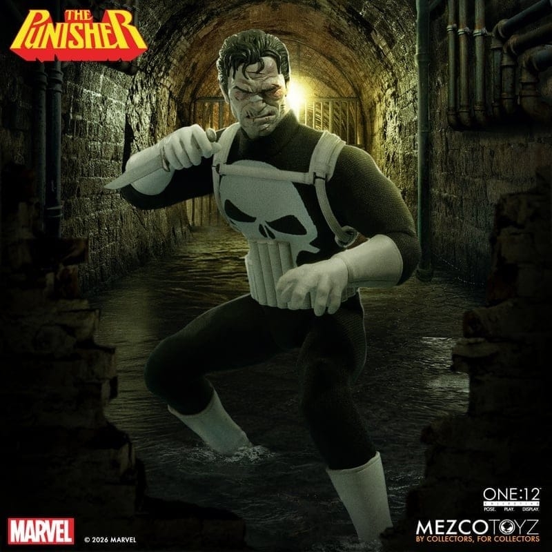 The Punisher One:12 Collective von Mezco - Marvel Comics 1/12 Maßstab Actionfigur