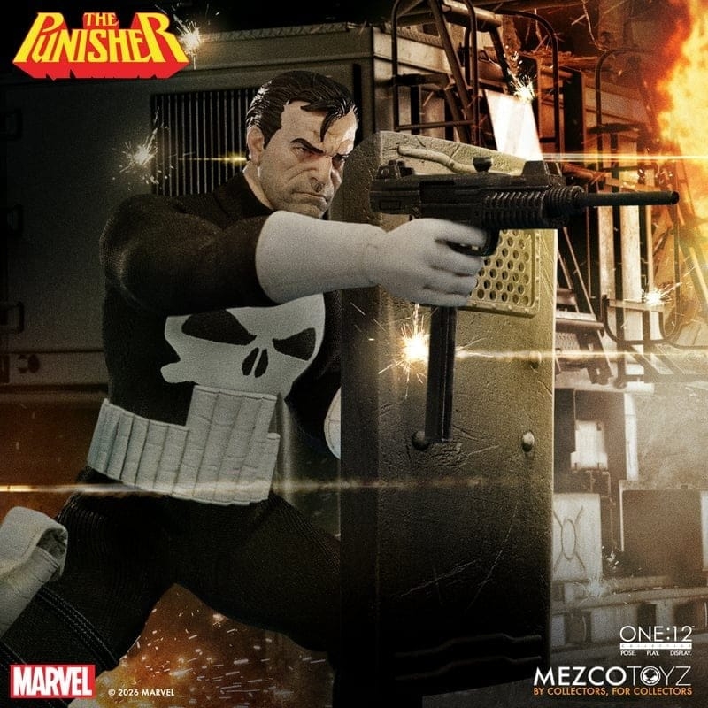 The Punisher One:12 Collective van Mezco - Marvel Comics 1/12 schaal actiefiguur