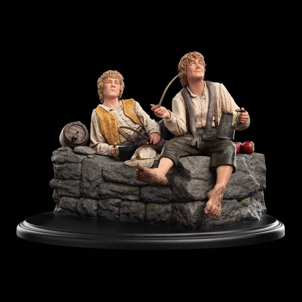Merry and Pippin Miniature Statue de Weta Workshop - diorama The Lord Of The Rings de 12 cm