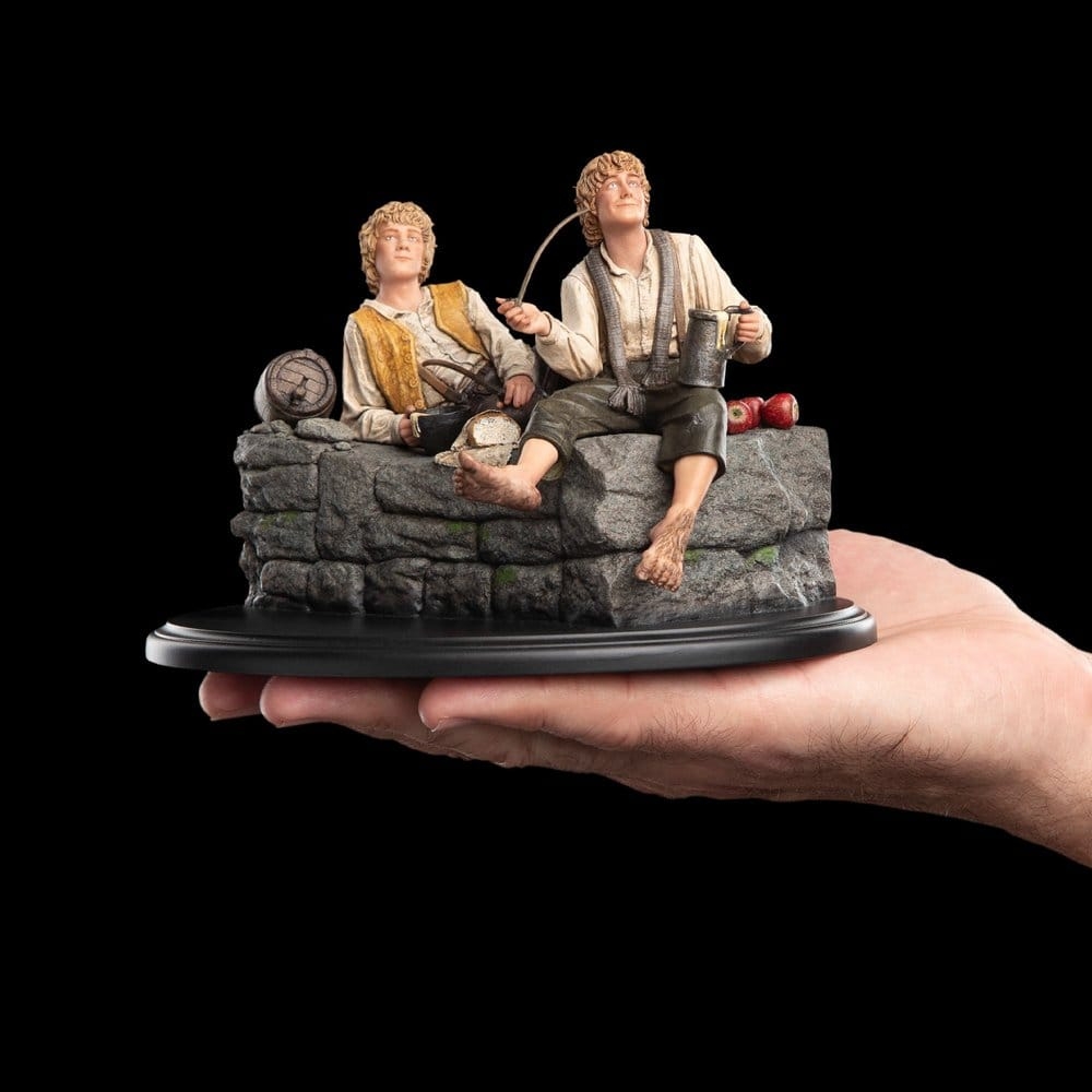 Merry and Pippin Miniature Statue de Weta Workshop - diorama The Lord Of The Rings de 12 cm