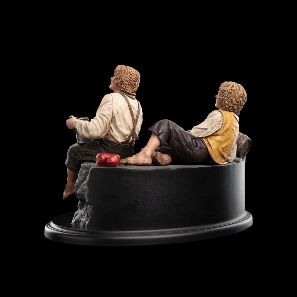 Merry and Pippin Miniature Statue de Weta Workshop - diorama The Lord Of The Rings de 12 cm