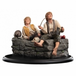 Merry and Pippin Miniature Statue de Weta Workshop - diorama The Lord Of The Rings de 12 cm