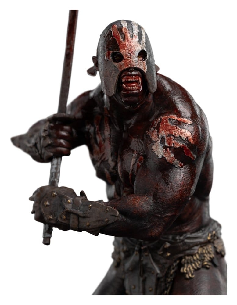 Uruk-hai Berserker Miniature Statue par Weta Workshop - figurine Le Seigneur des Anneaux de 24 cm