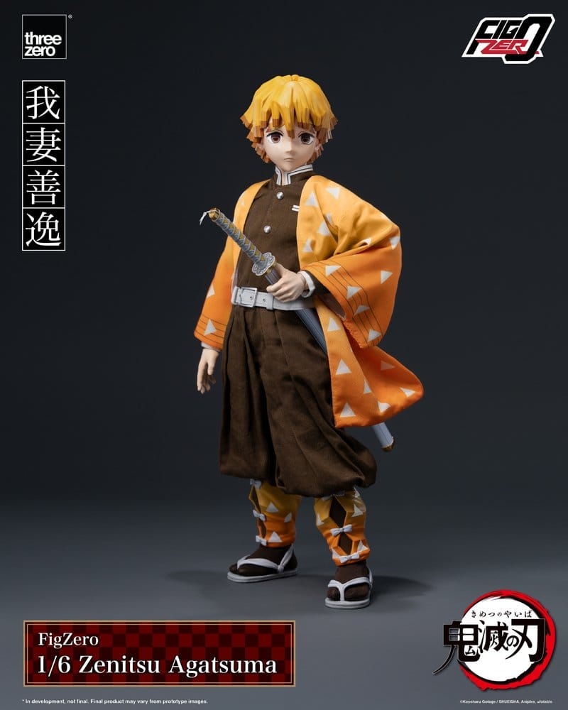 Zenitsu Agatsuma FigZero von ThreeZero - Demon Slayer : Kimetsu No Yaiba 1/6 Maßstab Actionfigur