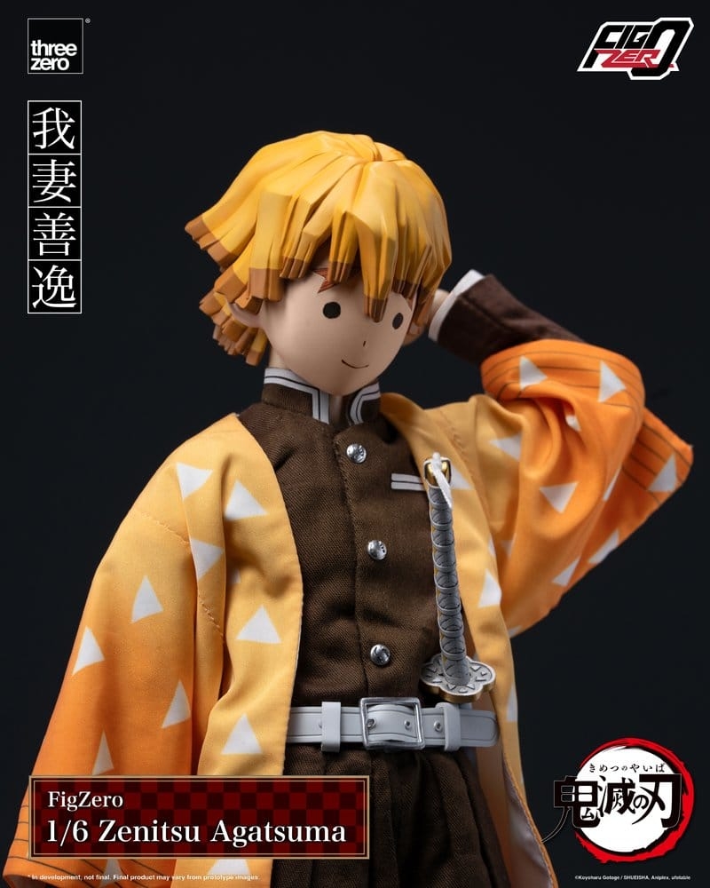 Zenitsu Agatsuma FigZero by ThreeZero - Demon Slayer : Kimetsu No Yaiba 1/6 scale action figure