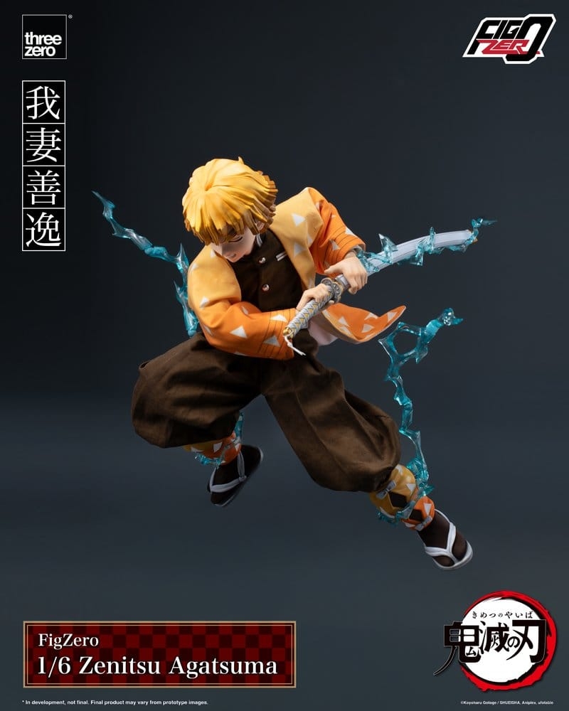Zenitsu Agatsuma FigZero van ThreeZero - Demon Slayer : Kimetsu No Yaiba 1/6 schaal actiefiguur