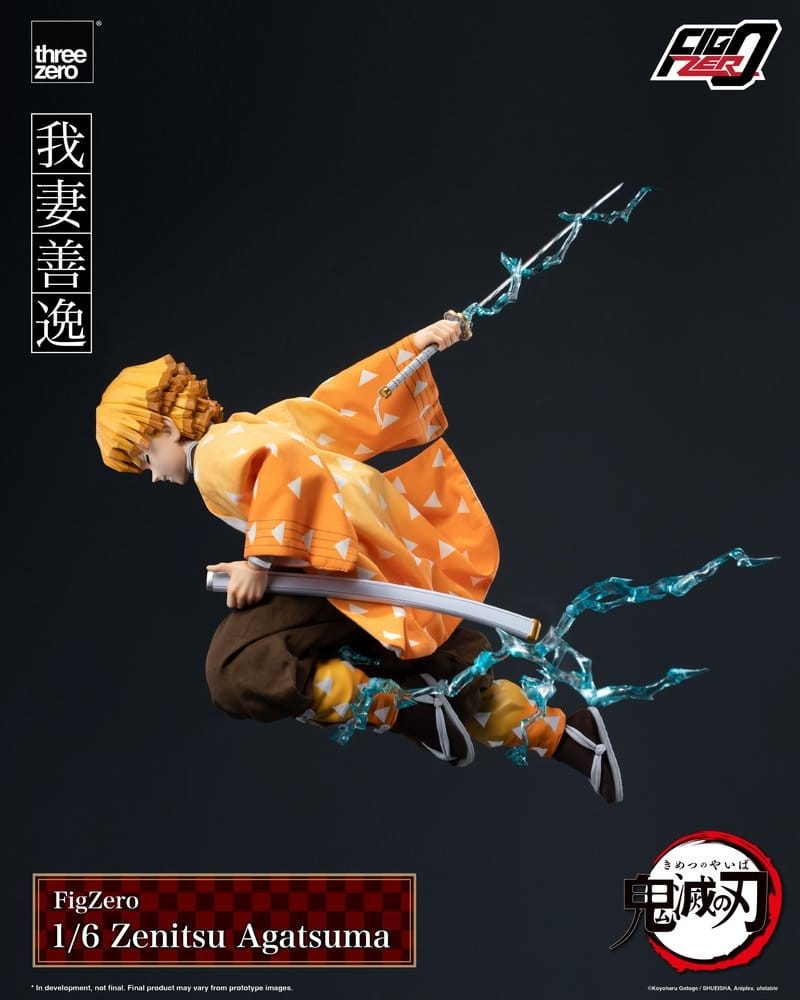 Zenitsu Agatsuma FigZero von ThreeZero - Demon Slayer : Kimetsu No Yaiba 1/6 Maßstab Actionfigur