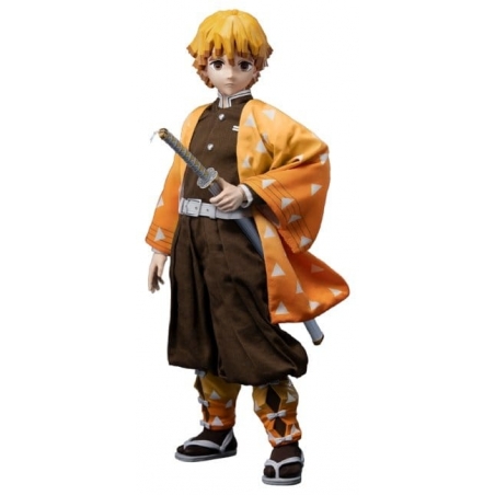 Zenitsu Agatsuma FigZero par ThreeZero - figurine 1/6 Demon Slayer : Kimetsu No Yaiba de 28 cm