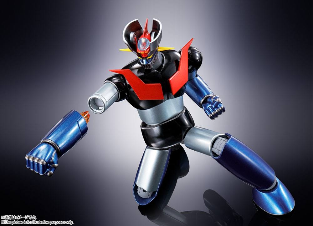 Mazinger Z Soul of Chogokin de Bandai Tamashii Nations Kakumei Shinka Re-Run version - figura de acción Mazinger Z