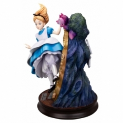 Alice and the Cheshire Cat Master Craft van Beast Kingdom - MC-097 - Alice in Wonderland 40 cm standbeeld