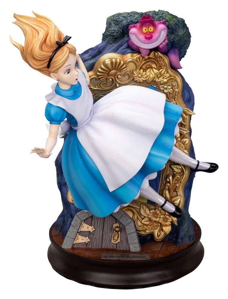 Alice and the Cheshire Cat Master Craft by Beast Kingdom - MC-097 - Alice in Wonderland 40 cm statue