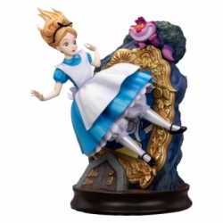 Alice and the Cheshire Cat Master Craft par Beast Kingdom - MC-097 - statue Alice au pays des merveilles de 40 cm