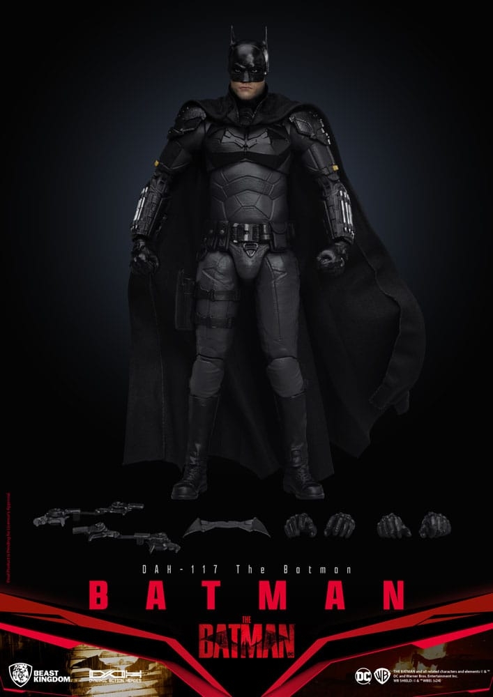 Batman Dynamic 8ction Heroes de Beast Kingdom - DAH-117 - figura de acción The Batman a escala 1/9