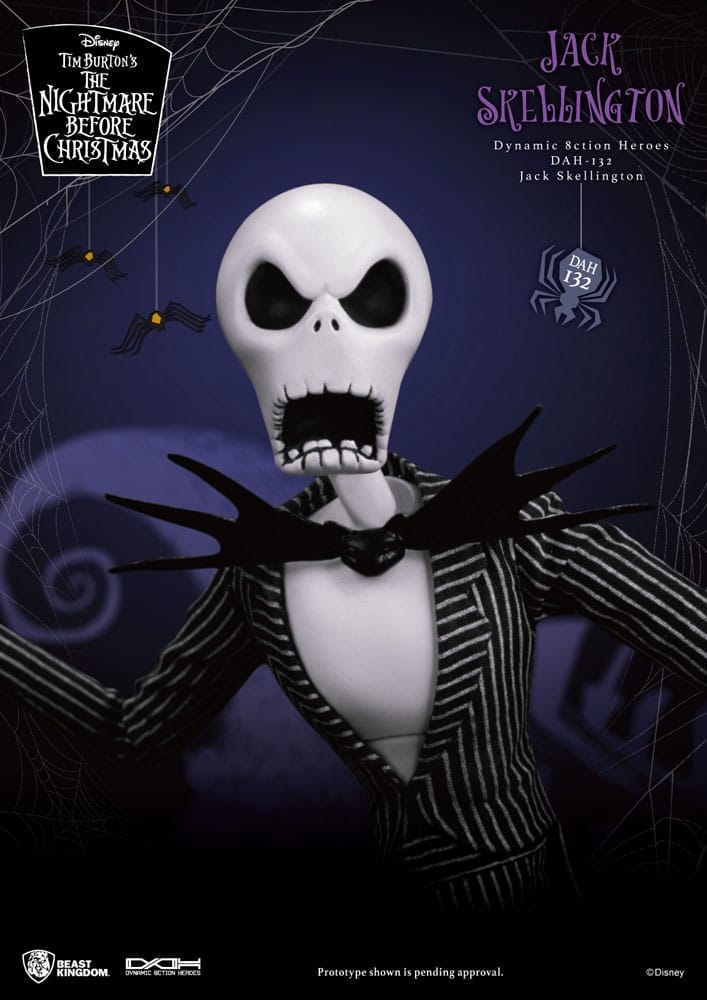 Jack Dynamic 8ction Heroes de Beast Kingdom - DAH-132 - figura de acción Nightmare Before Christmas a escala 1/9