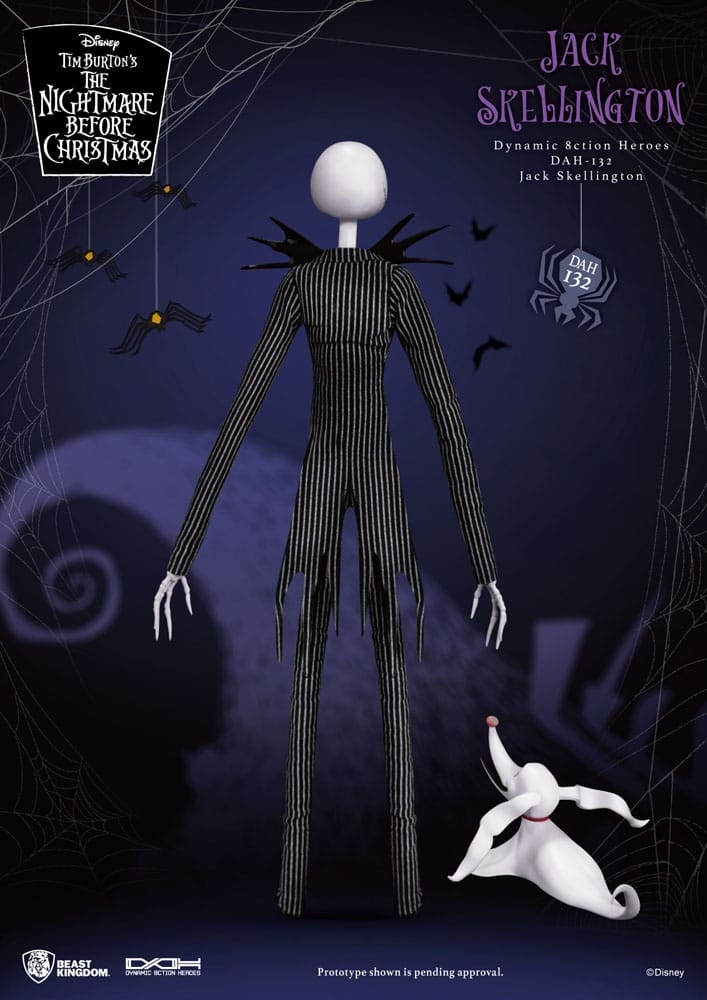 Jack Dynamic 8ction Heroes van Beast Kingdom - DAH-132 - Nightmare Before Christmas 1/9 schaal actiefiguur