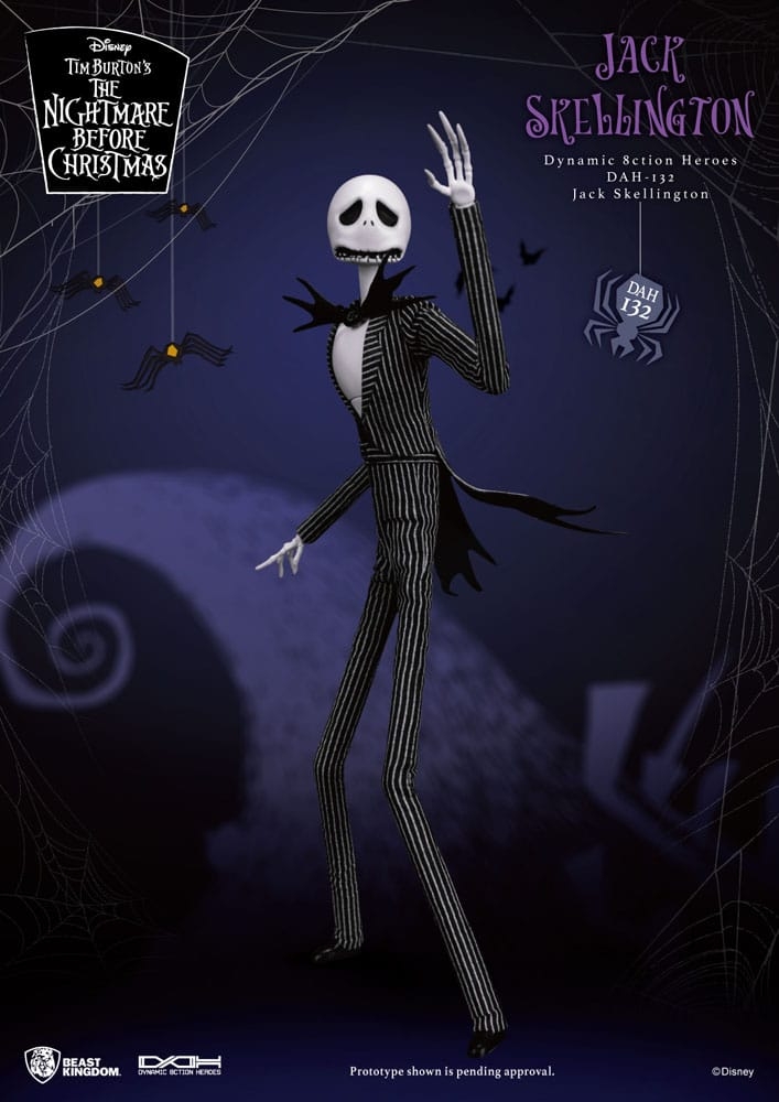 Jack Dynamic 8ction Heroes by Beast Kingdom - DAH-132 - Nightmare Before Christmas 1/9 scale action figure