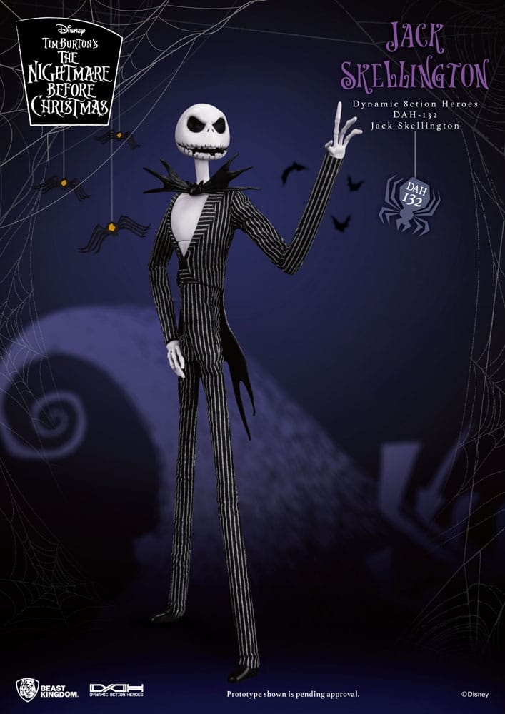 Jack Dynamic 8ction Heroes von Beast Kingdom - DAH-132 - Nightmare Before Christmas 1/9 Maßstab Actionfigur