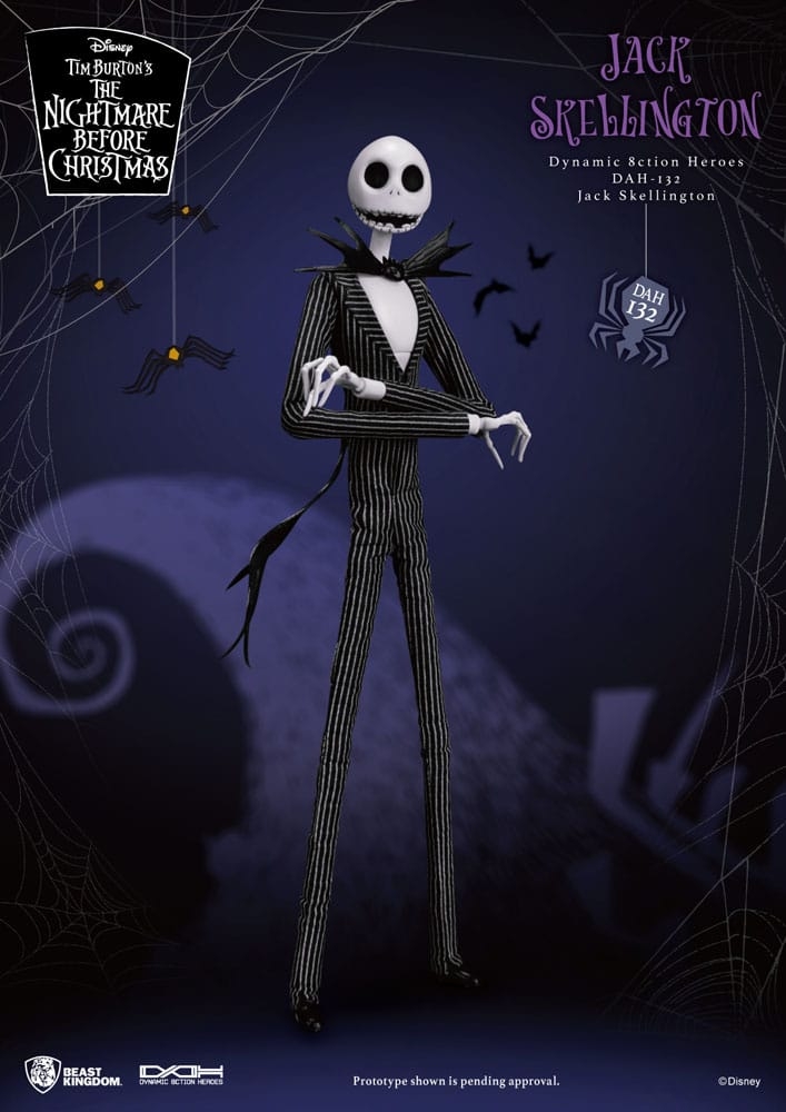 Jack Dynamic 8ction Heroes par Beast Kingdom - DAH-132 - figurine 1/9 L'Etrange Noel de Monsieur Jack de 21 cm