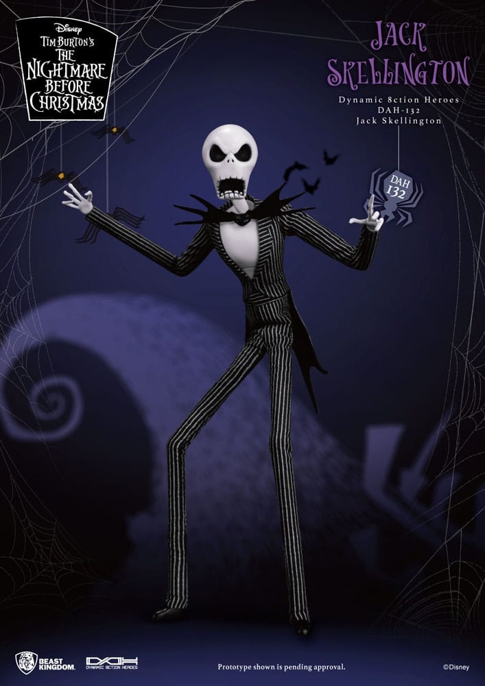 Jack Dynamic 8ction Heroes by Beast Kingdom - DAH-132 - Nightmare Before Christmas 1/9 scale action figure
