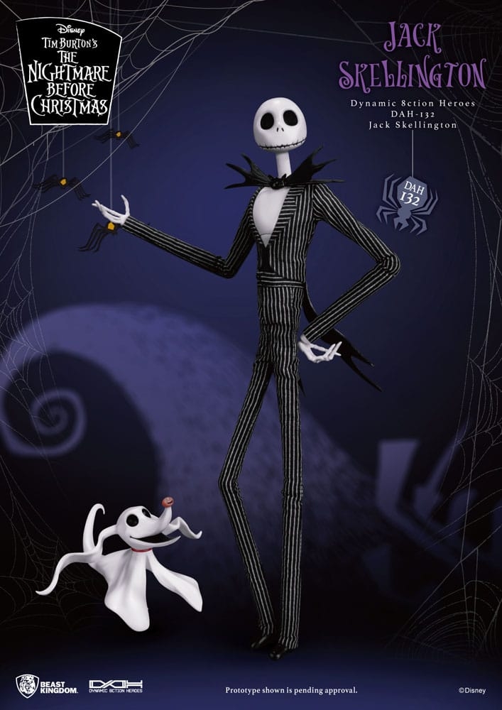 Jack Dynamic 8ction Heroes par Beast Kingdom - DAH-132 - figurine 1/9 L'Etrange Noel de Monsieur Jack de 21 cm