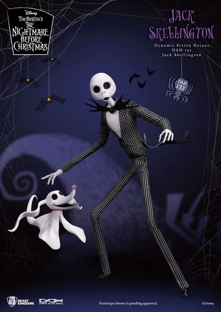 Jack Dynamic 8ction Heroes par Beast Kingdom - DAH-132 - figurine 1/9 L'Etrange Noel de Monsieur Jack de 21 cm