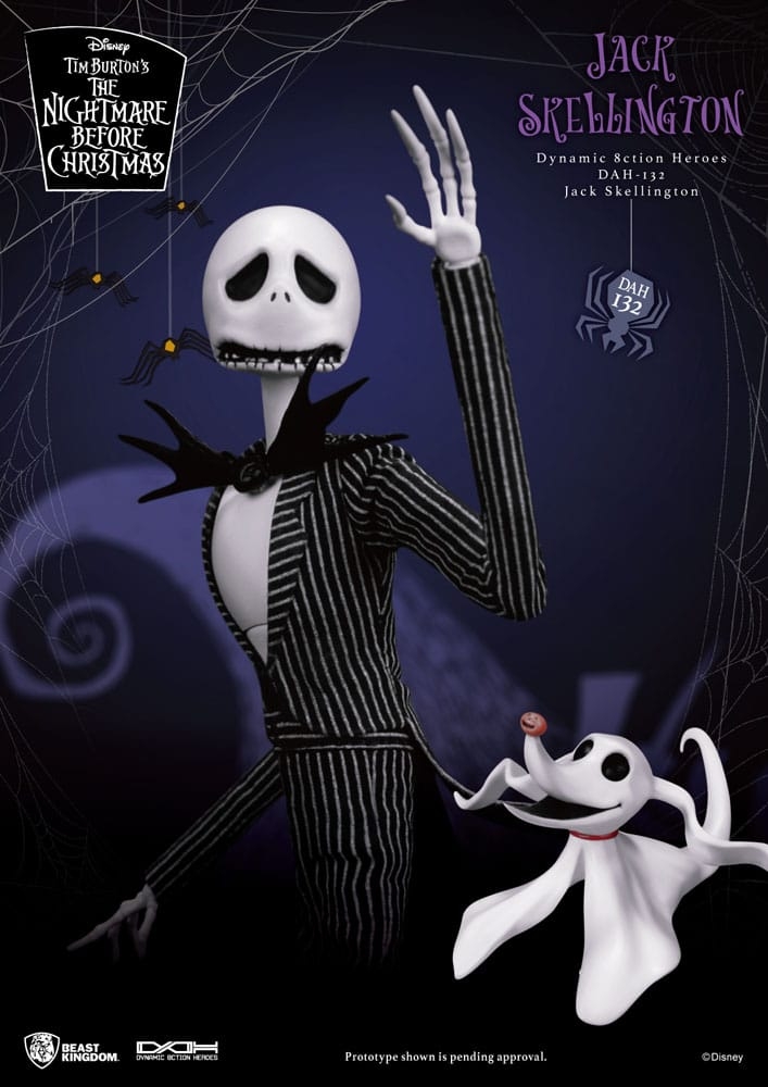 Jack Dynamic 8ction Heroes von Beast Kingdom - DAH-132 - Nightmare Before Christmas 1/9 Maßstab Actionfigur