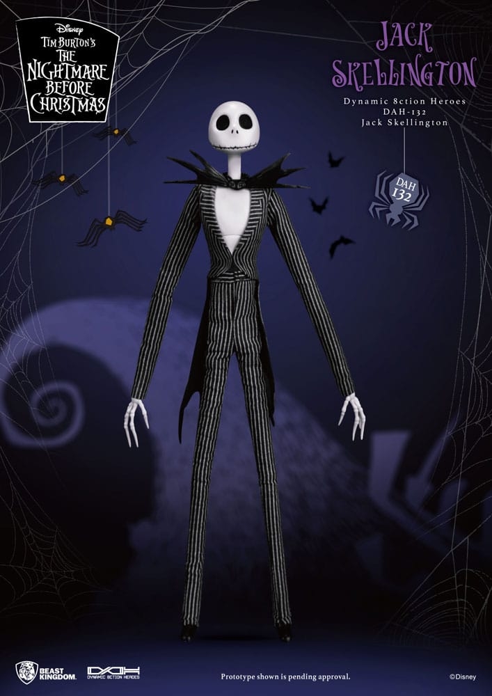 Jack Dynamic 8ction Heroes par Beast Kingdom - DAH-132 - figurine 1/9 L'Etrange Noel de Monsieur Jack de 21 cm