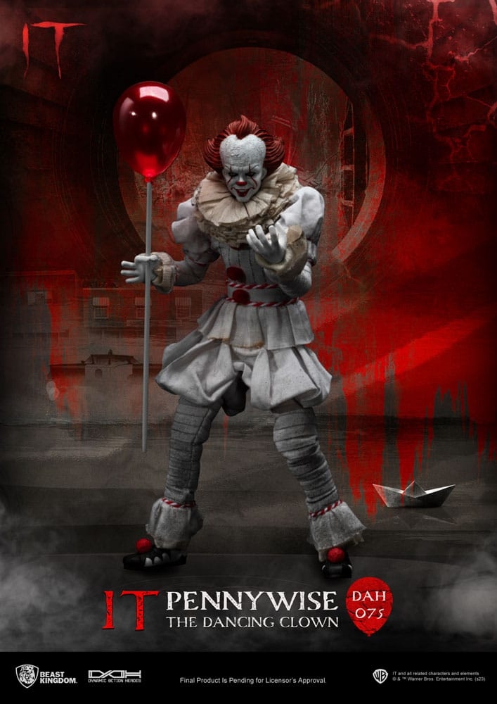 Pennywise Dynamic 8ction Heroes von Beast Kingdom - DAH-075 - It 1/9 Maßstab Actionfigur