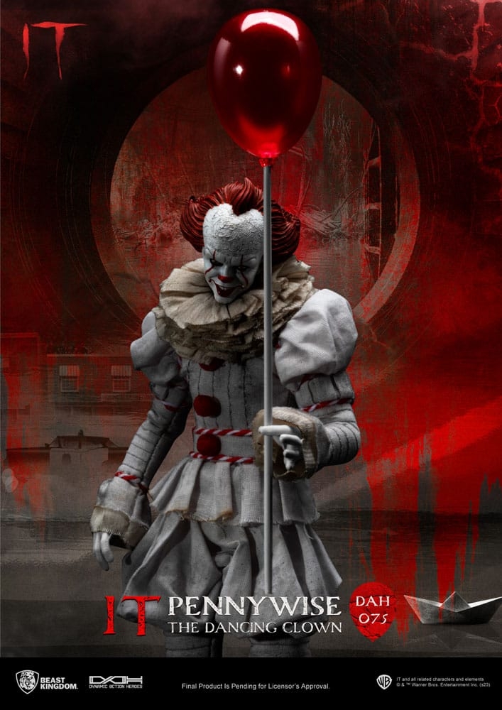Pennywise Dynamic 8ction Heroes by Beast Kingdom - DAH-075 - It 1/9 scale action figure