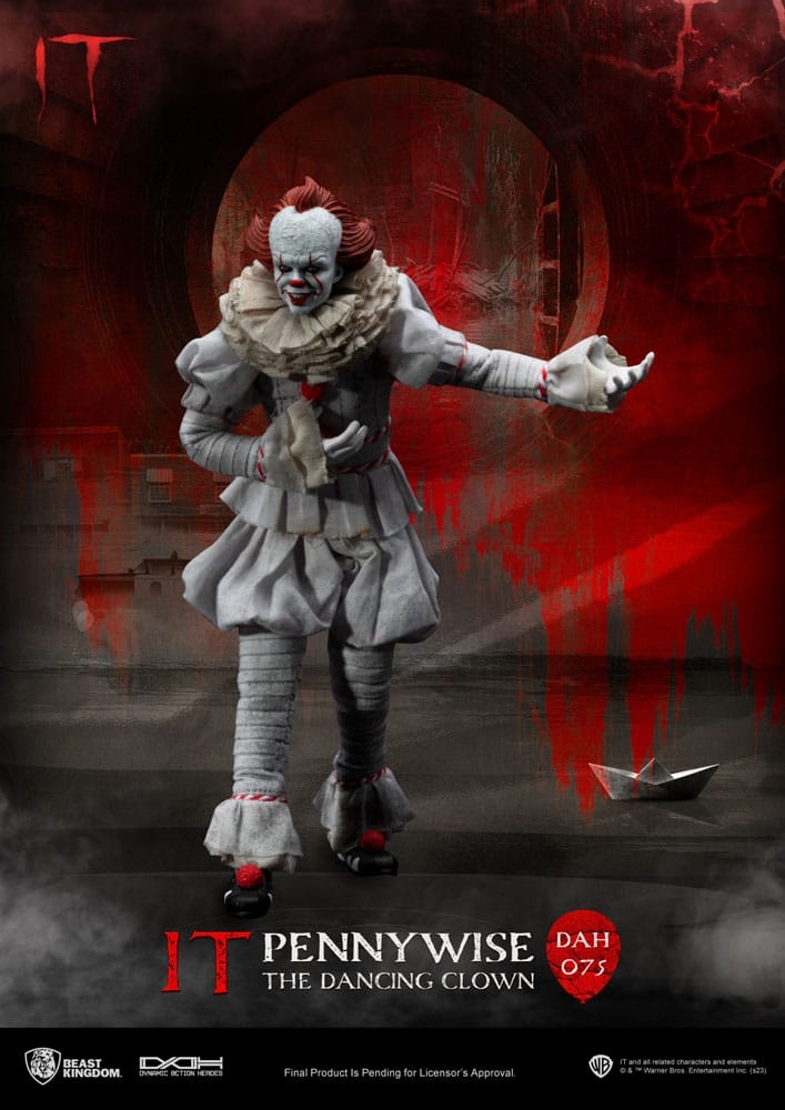 Pennywise Dynamic 8ction Heroes von Beast Kingdom - DAH-075 - It 1/9 Maßstab Actionfigur