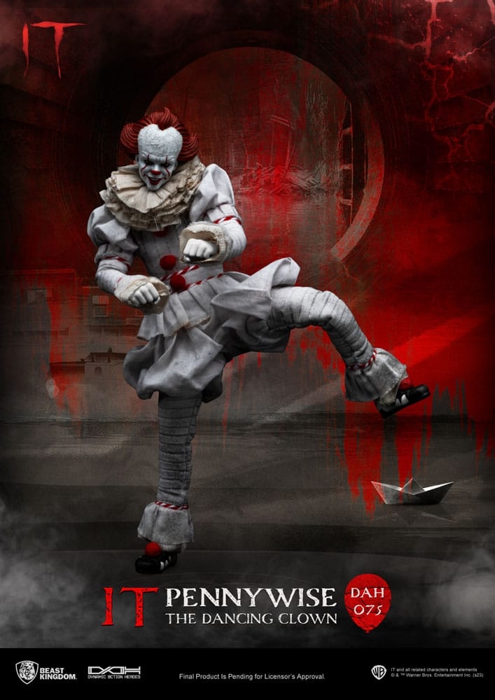 Pennywise Dynamic 8ction Heroes by Beast Kingdom - DAH-075 - It 1/9 scale action figure